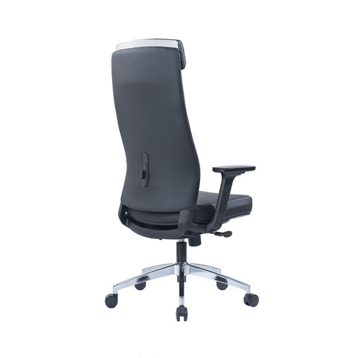 CH-366A Leather Manager Chair Black